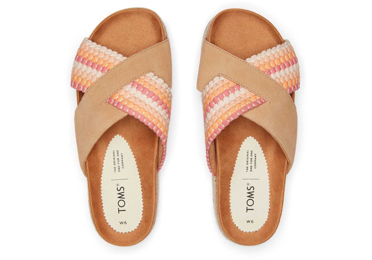 Toms Sandały Damskie Pomarańczowe - Paloma Suede - 46BYVELJO